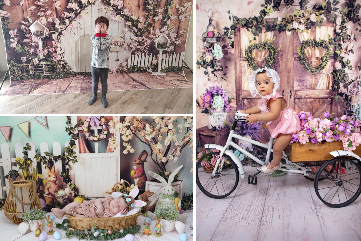 Easter Jesus Communion Cross Theme Banner Shooting Background Cloth, Children Birthday Decoration Photography Studio Background