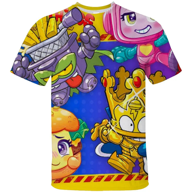 Women Men Super Zing 3D Print Clothing Super Sing Fashion Harajuku T Shirt Kid Anime Cartom Tshirts Casual O Neck Top Tshirt Y2k