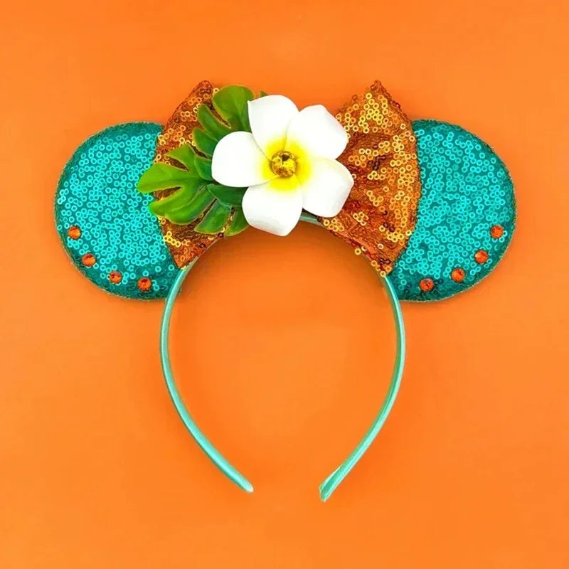 Disney Mickey Mouse Hairbands Frozen Ear Headband for Adults Anna Elsa Snowman Olaf Headwear Women Kids Girls Hair Accessories