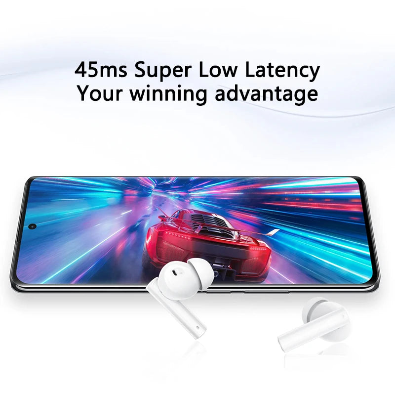 Global Version realme Buds Air 5 TWS Earphone 50dB Active Noise Cancellation Wireless Headphone 38Hour Battery Life Bluetooth5.3