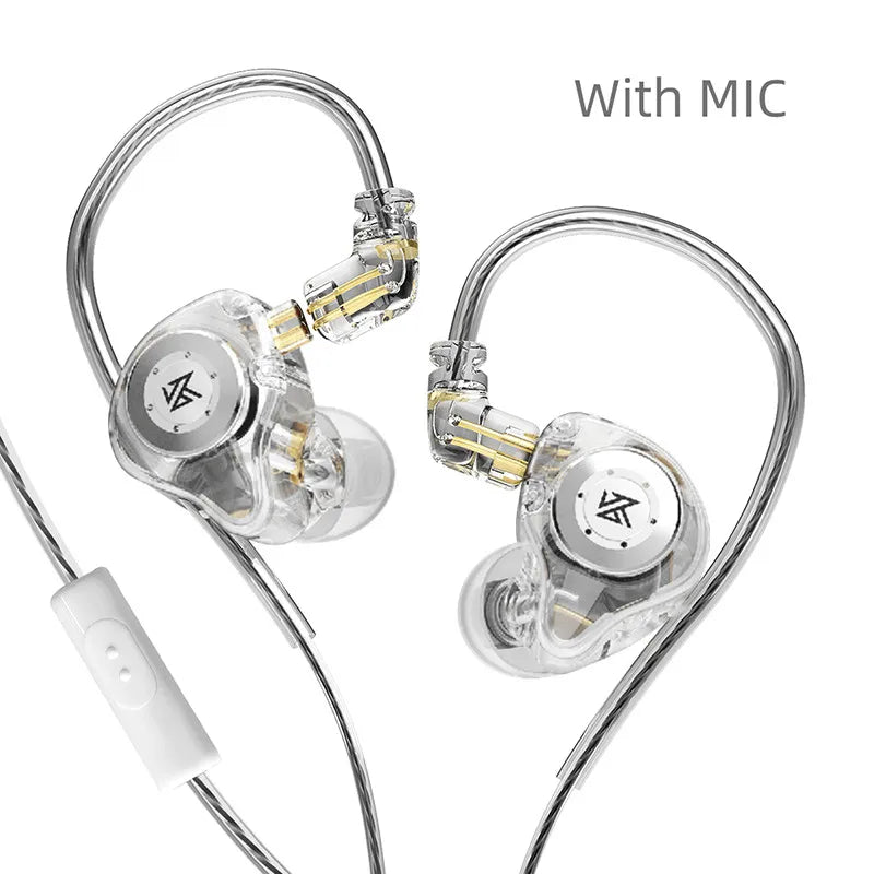 KZ EDX PRO Earphone 10mm Dual Magnetic Circuit Dynamic Drive HIFI Bass Earbud Sport Noise Cancelling Headset ZSN PRO ZSTX ZEX PR