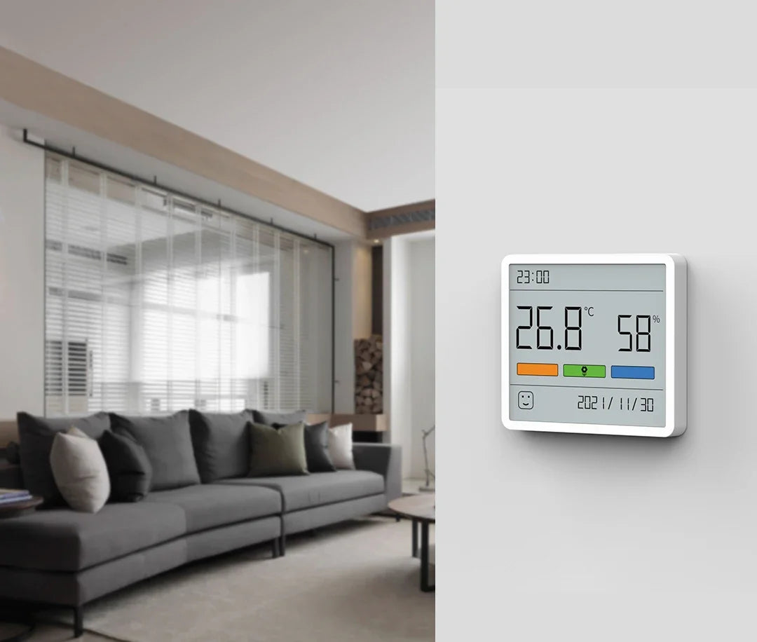 Xiaomi DUKA Atuman LCD Electronic Digital Temperature Humidity Meter Clock Indoor Outdoor Thermometer Hygrometer Weather Sensor