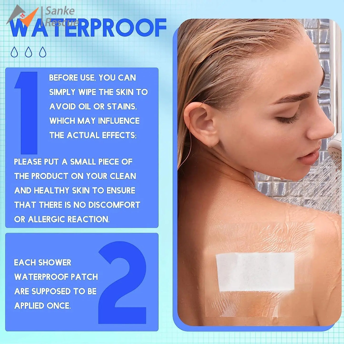 Transparent Dressing Adhesive Bandage Waterproof Clear Bandages Stretch Tape Tattoos Swimming Travel Outdoor Camp Emergency Kits
