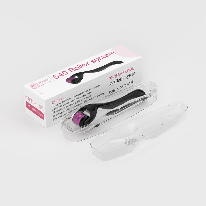 Professional 540 Micro Needle Derma Roller Massage Roller For Skin Care/Beard Growth/Hair Growth