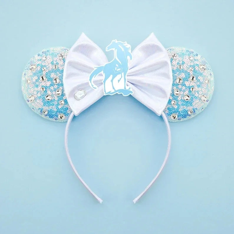 Disney Mickey Mouse Hairbands Frozen Ear Headband for Adults Anna Elsa Snowman Olaf Headwear Women Kids Girls Hair Accessories