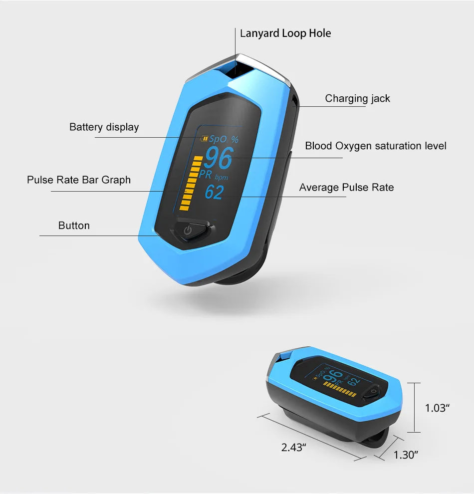 Adult & Child Finger Clip Pulse Child Oximeter Household Finger Clip Pulse Oximeter Oxygen Saturation Detector Oxygen Meter CE