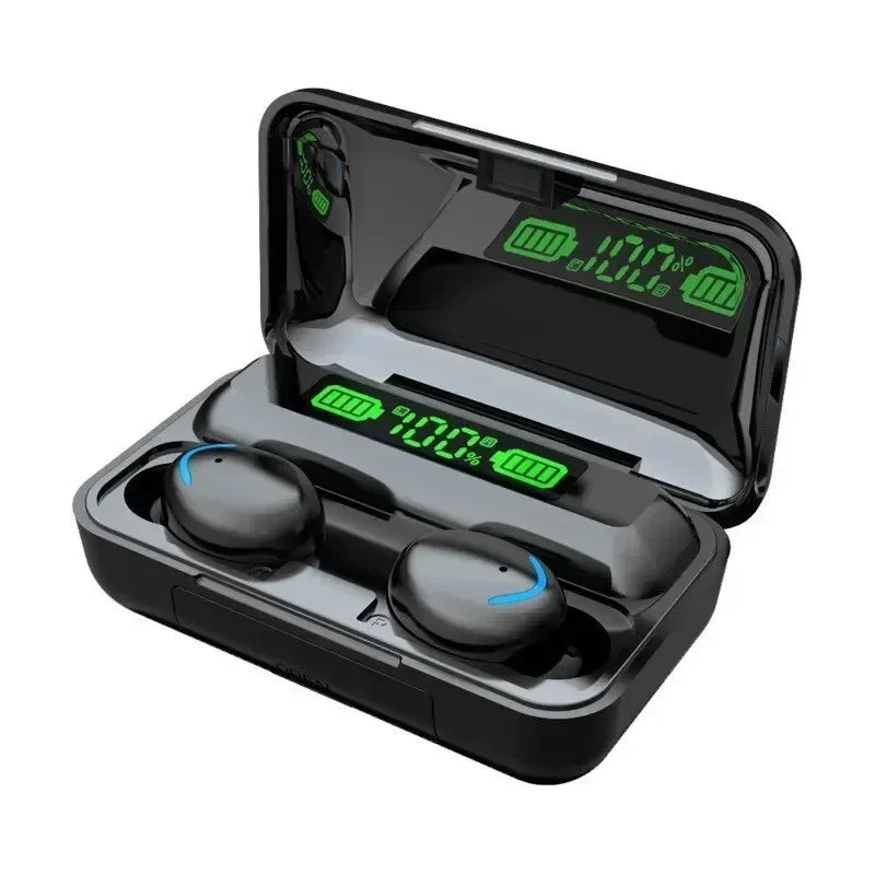 Bluetooth Headphones 9D Stereo High Bass Sport Earphones Handfree Touch Control Tws Wireless Earbuds Waterproof Headset