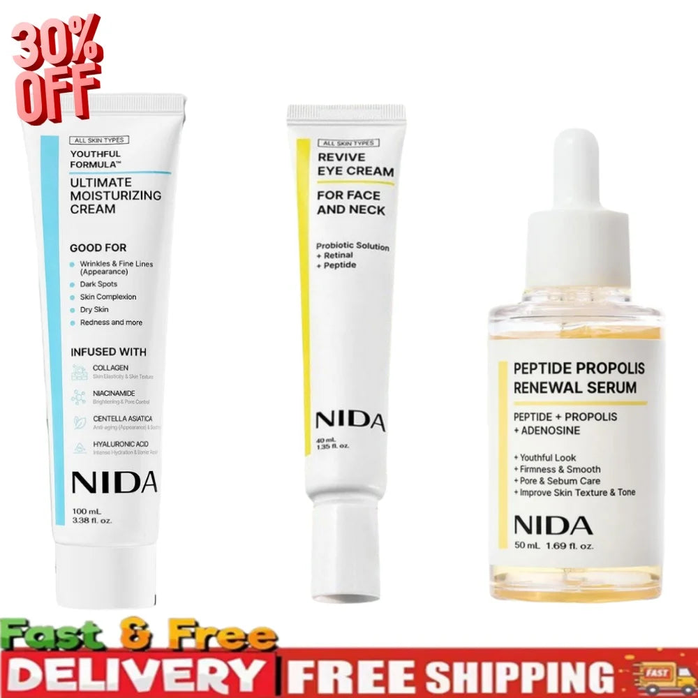 Korea NIDA Moisturizing Ultimate Cream Anti-Aging  Propolis Essence Retinol Revitalizing Eye Cream Deeply Moisturizing Skin Care