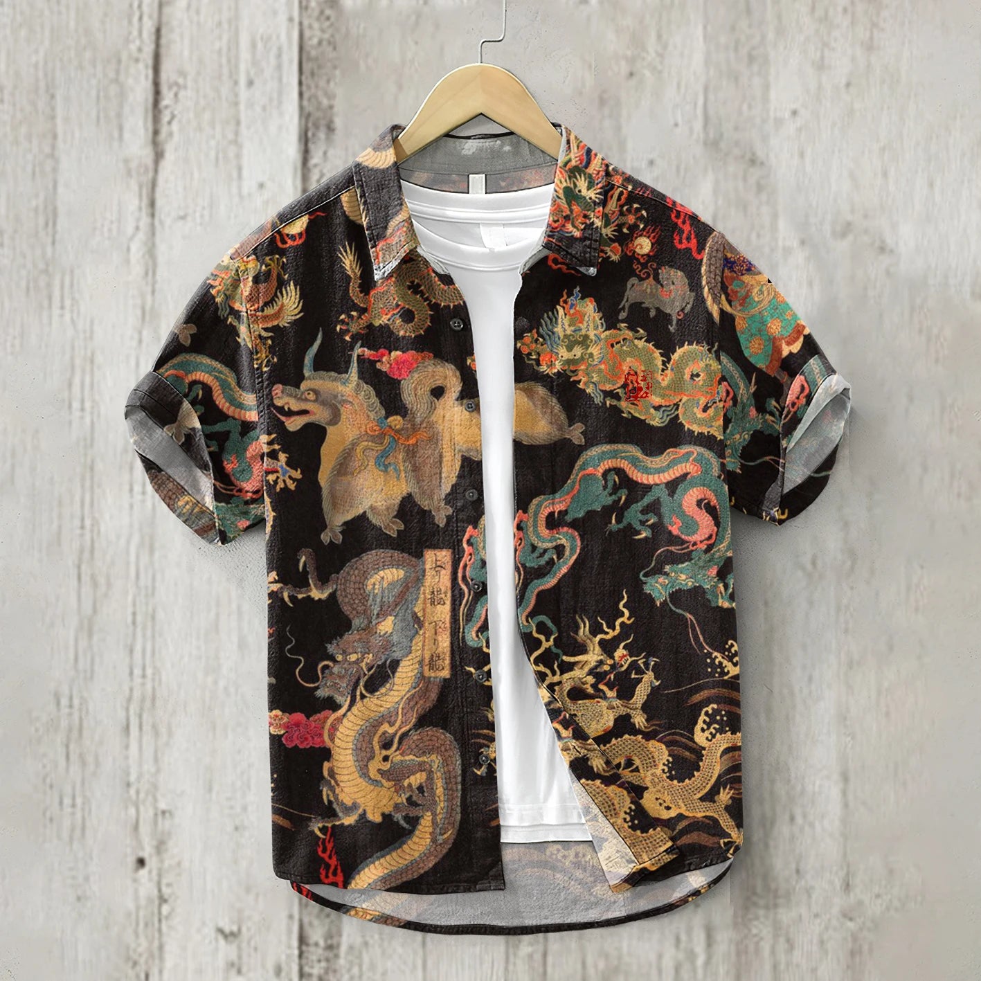 3D men's summer streetwear, Hawaiian shirts, Harajuku high-quality casual clothes