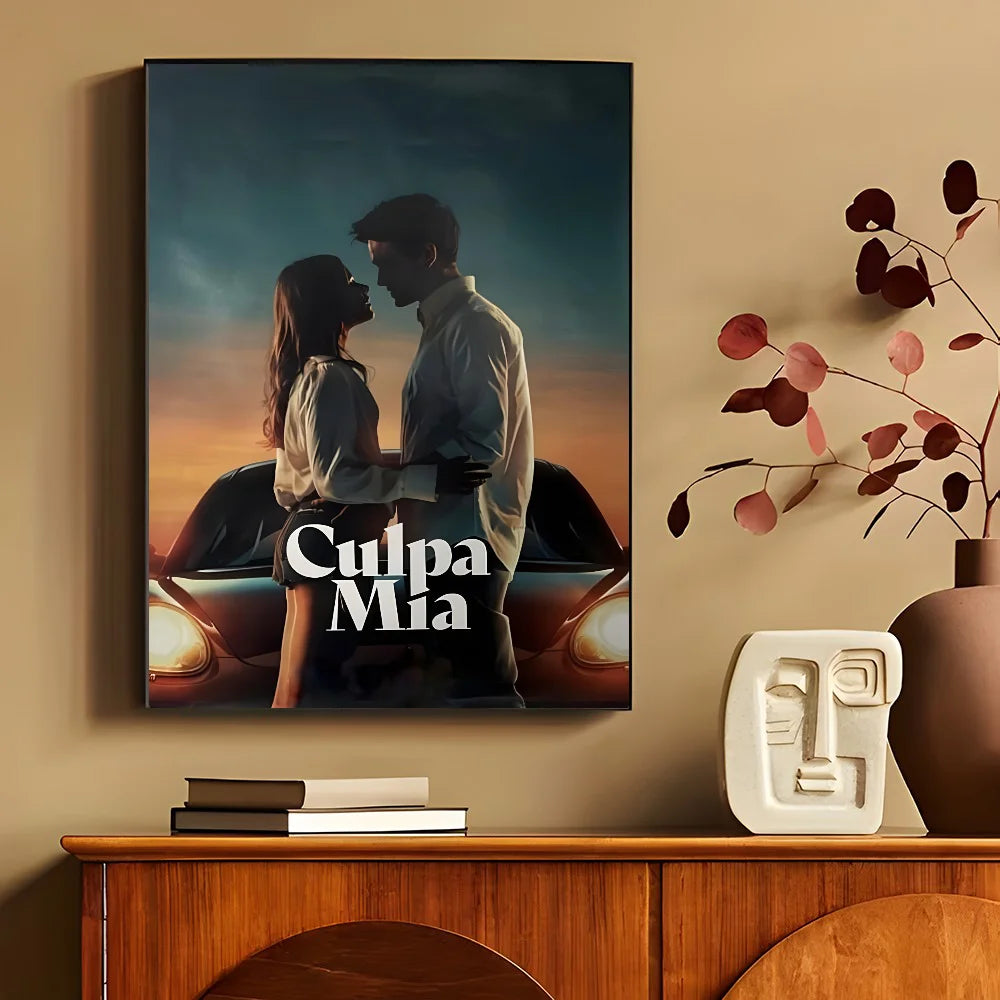 My Fault Culpa Mia 2023 Movie Poster Self-adhesive Art Waterproof Paper Sticker Coffee House Bar Room Wall Decor