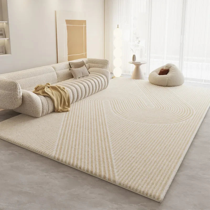 VIKAMA Upgrade Material Living Room Carpet Simple Thick Family Bedroom Minimalist Bed Rug Sofa Coffee Table Carpet Home Decor