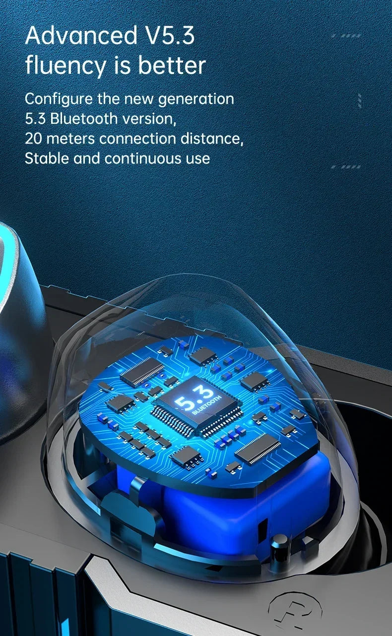 New Bluetooth Earphones 5.3 Wireless bluetooth headset Noise Cancelling Headsets With Microphone Headphones For smartphones