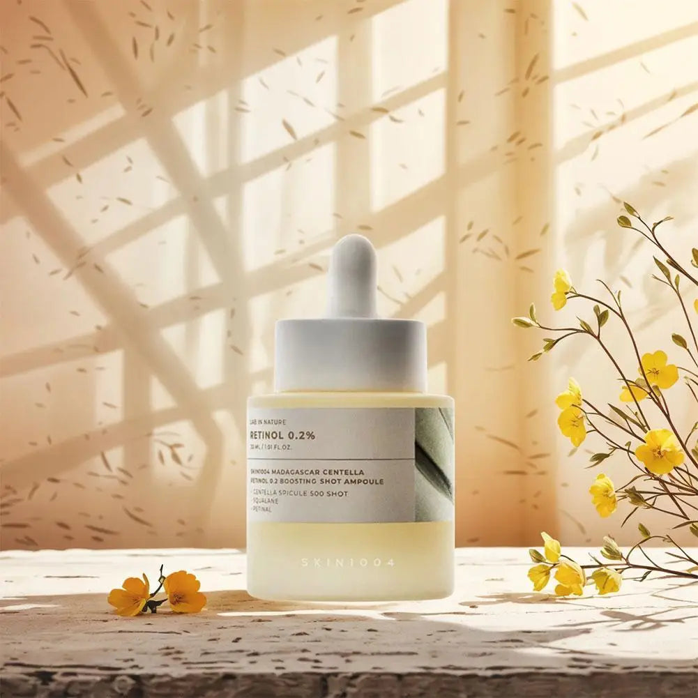 Korean Centella Retinol 0.2 Boosting Shot Ampoule,Air-fit Suncream Light,facial Anti-Aging Serum Original Skincare Products Set