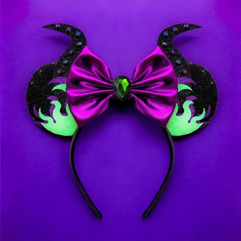 Disney Mickey Mouse Hairbands Frozen Ear Headband for Adults Anna Elsa Snowman Olaf Headwear Women Kids Girls Hair Accessories