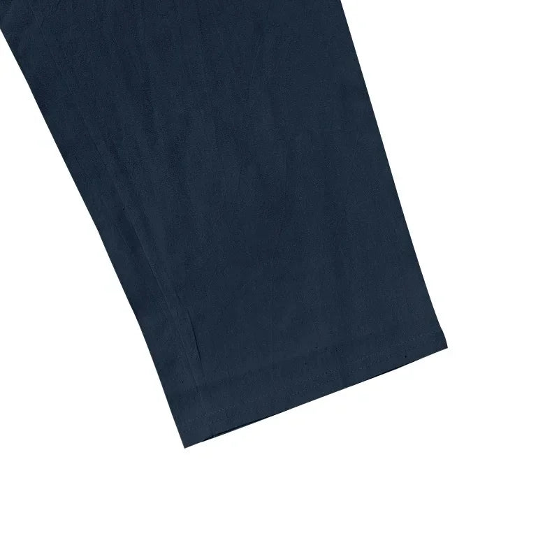 2025 Men's Coconut Printed Breathable Cotton and Linen Loose Casual Sports Pants