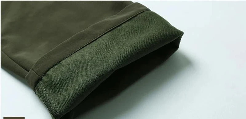 2024 Outdoor Work Tactical Pants Men Winter Casual Cargo Trousers Waterproof Fleece-lined Pant Elastic Hiking Traveling Workwear