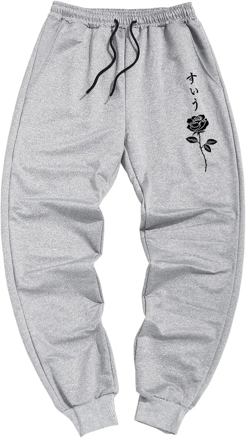 Spring and Summer Daily Commuter Sweatpants Running Sports Pants New Men's Fashionable Dragon Print Loose Trousers S-3XL