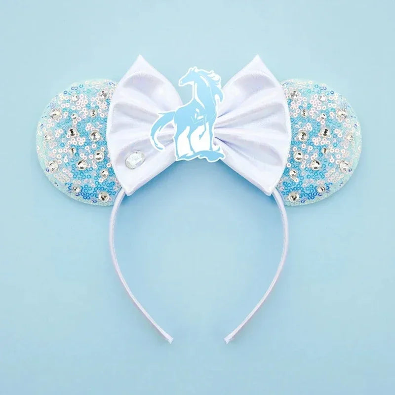 Disney Mickey Mouse Hairbands Frozen Ear Headband for Adults Anna Elsa Snowman Olaf Headwear Women Kids Girls Hair Accessories