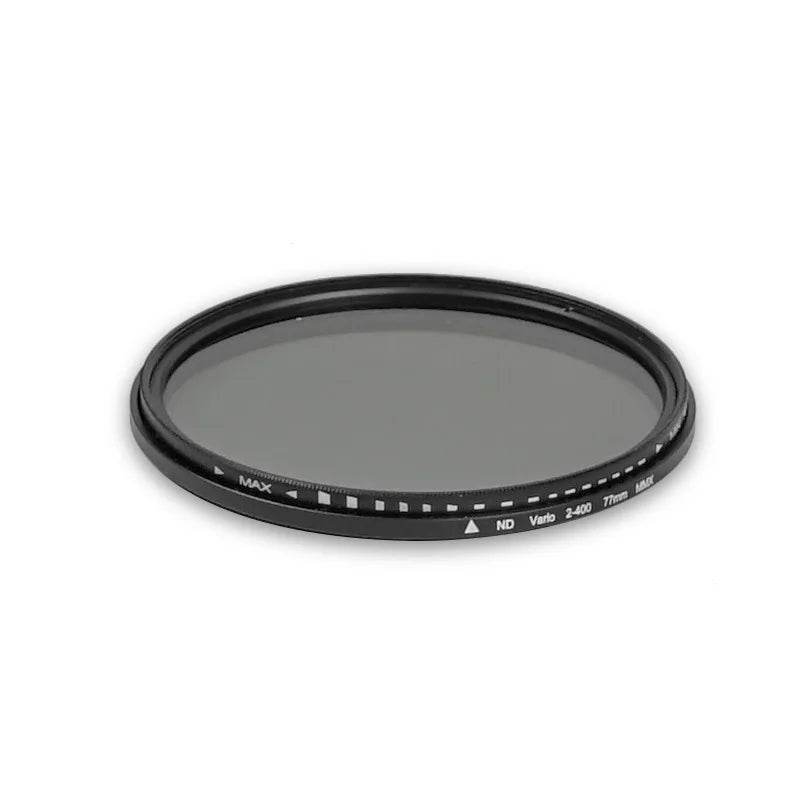 Variable ND Filter 67mm 58mm 82mm ND2 ND400 9 Stops Neutral Density Filter ND2-400 37-49mm 52mm 55mm 77mm 62mm 72mm