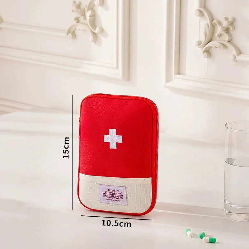 Travel Medicine Bag Pill Storage Pouch Outdoor Essentials Emergency Survival Bag Mini First-aid Kit Portable Home Storage Bag