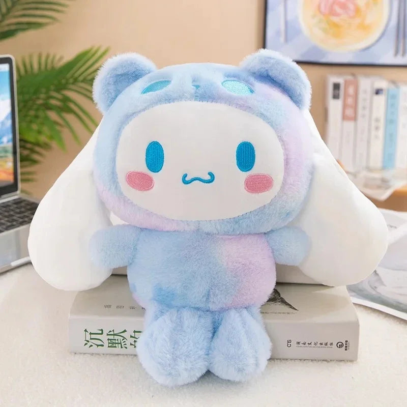 !! HOT Sanrio 25Cm Anime Kuromid Toys Kawaii Mymelody Cinnamorol Plush Soft Stuffed Animals Doll Plushie Pillow Xmas Gift Decor