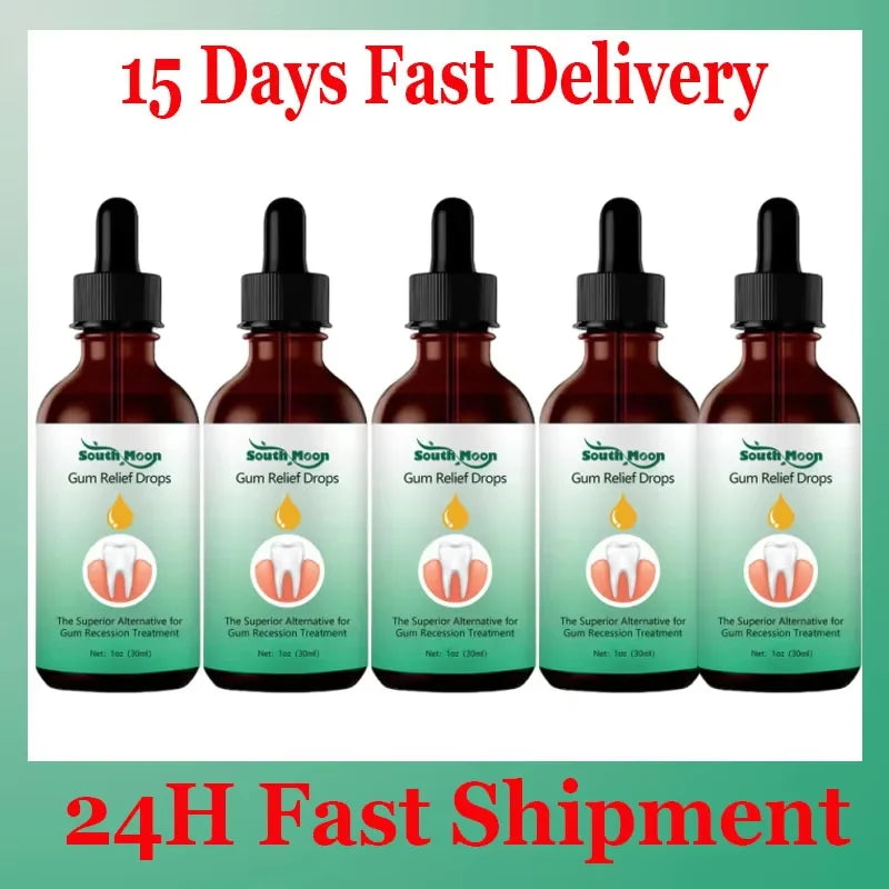 Gum Repair Serum Drops Relieve Receding Gum Periodontal Yellow Treatment Pharyngitis Oral Pain Cleaning Antibacteria Teeth Care