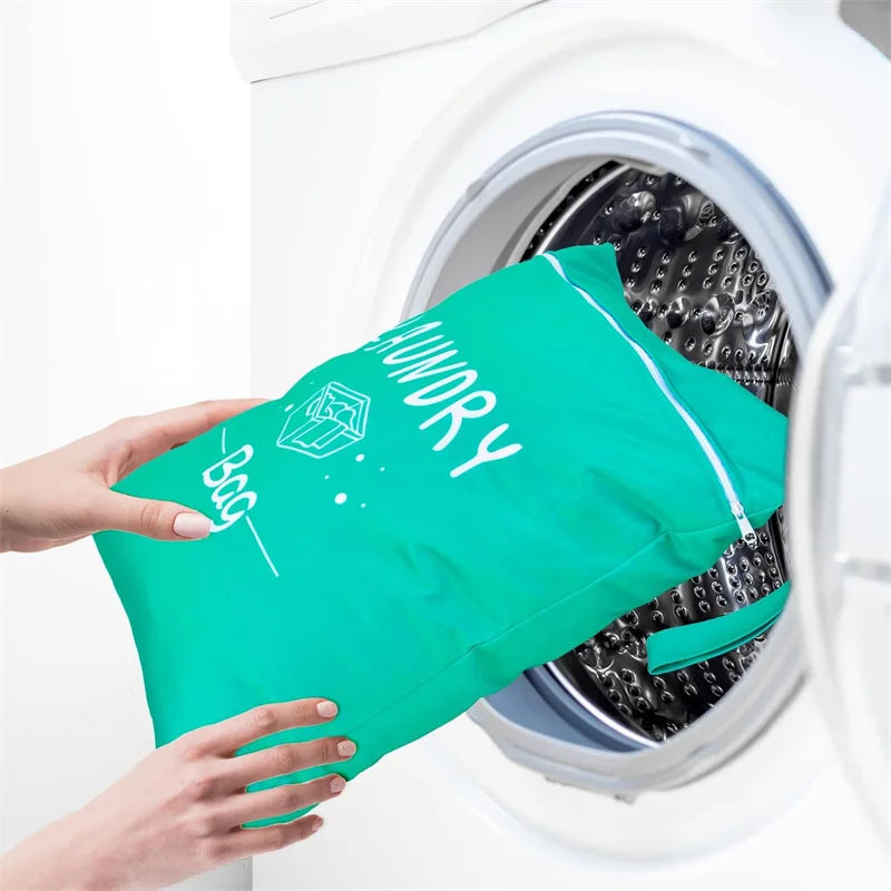 Large Travel Laundry Bag Waterproof Wet Dry Bags for Gym Clothes Swimming Yoga Machine Washable Dirty Clothes Organizer