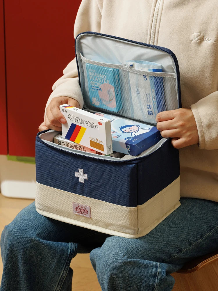 Travel Medicine Bag Pill Storage Pouch Outdoor Essentials Emergency Survival Bag Mini First-aid Kit Portable Home Storage Bag