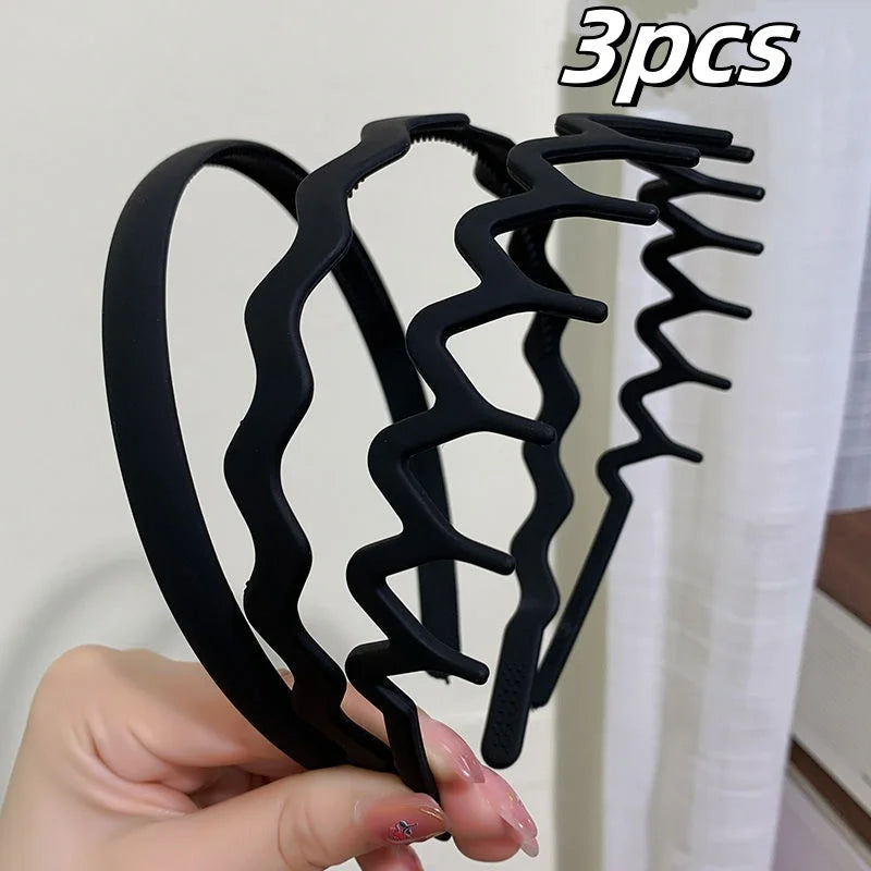 3pcs/Set Simplicity Acrylic Headband for Women Elegant Fashion Face Washing Hair Band Girls Headband Hair Accessories