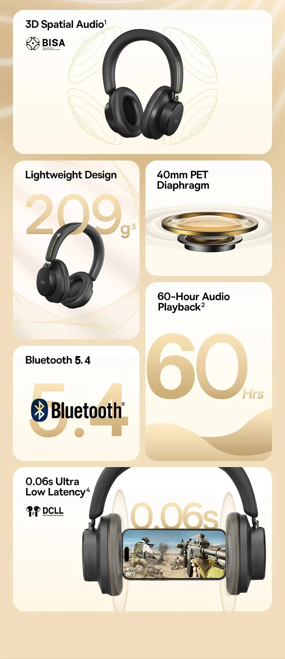 BOSE&bye ANC Noise Reduction Bluetooth Headphones Over The Ear Wireless Big Earphone Hifi Sounds Sport Headsets With Button mic