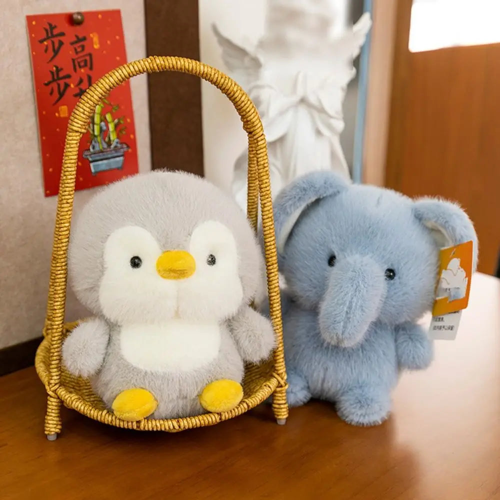 Cute 16cm Plush Companion Doll Plush Elephant Stuffed Animal Pillow Capybara Super Soft Animal Plush Toy Desk