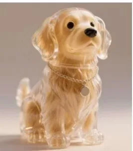 Dog Hair Storage Cute Pendant Keychain Bag Pendant Couple Car Key Chains  Souvenir Collection Gift Pet Hair Memorial Pet Lovers