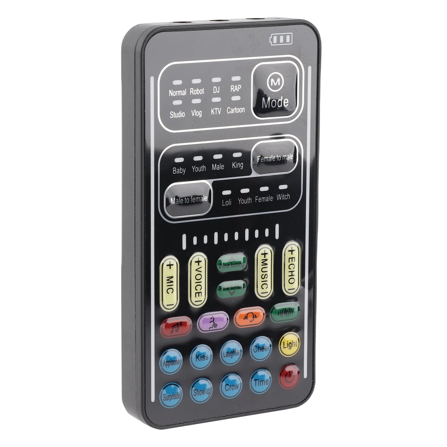 I9 Voice Changer Set Multifunction Portable Recording Mini Sound Card for Game  Recording Computer Sound Changer
