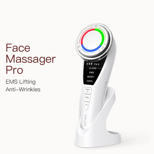 ANLAN EMS Facial Massager Pro Face Lifting Skin Rejuvenation Cold Compress Deep Cleaning Anti-aging Skincare Beauty Device