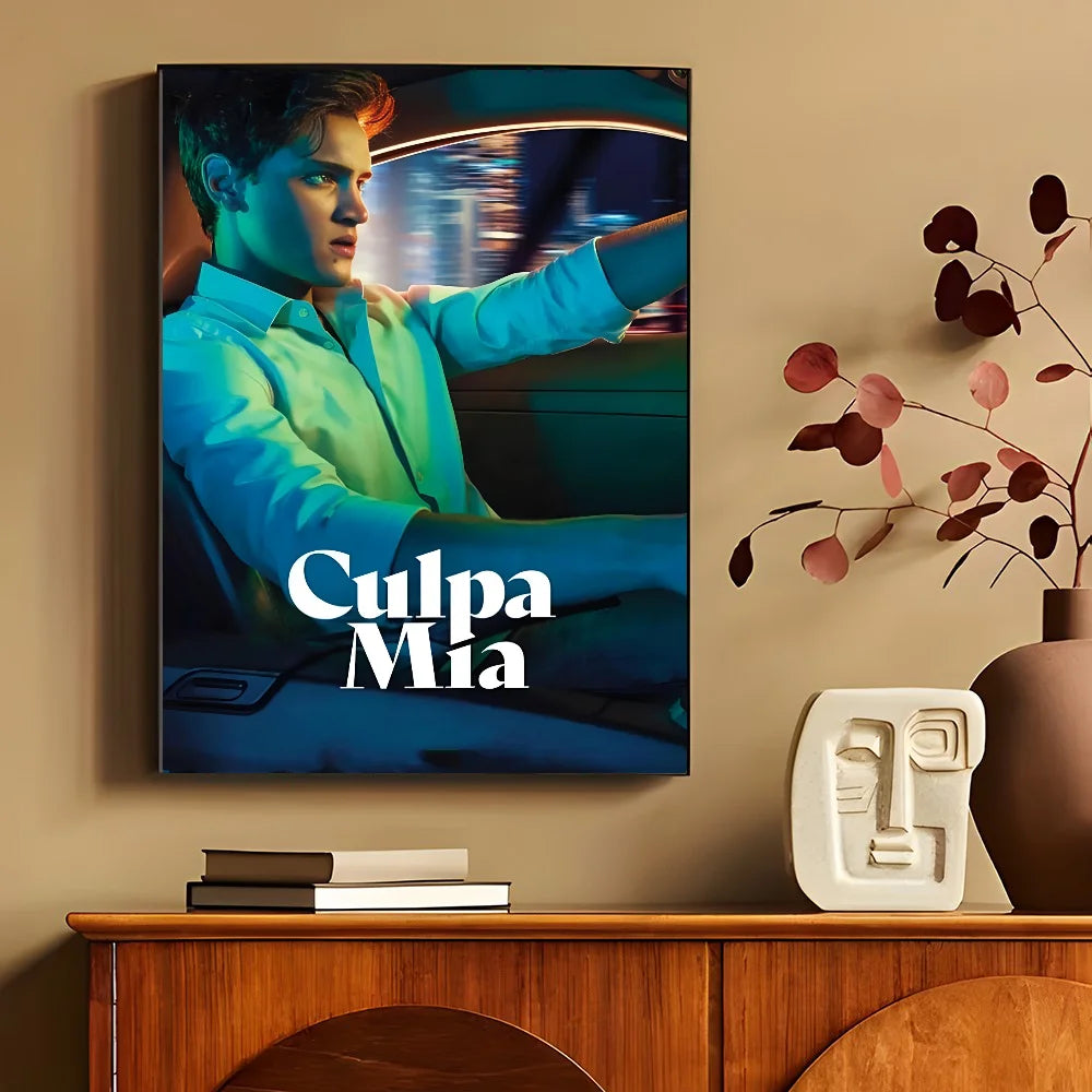 My Fault Culpa Mia 2023 Movie Poster Self-adhesive Art Waterproof Paper Sticker Coffee House Bar Room Wall Decor