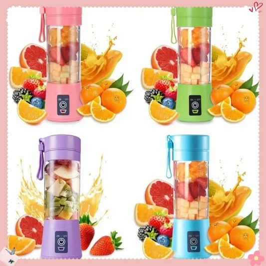 Used for making milkshakes and smoothies, travel fruit juicing cup, handheld fruit blender, portable electric blender.