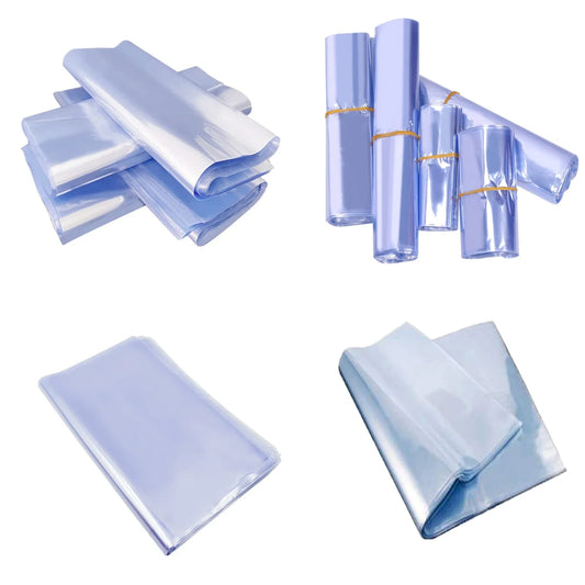 25pcs Shrink Wrap Bags Transparents Cover Smart TV Remote Control Protective Case Dust-proof Waterproof Heat Film