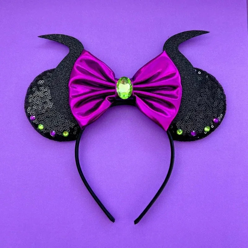 Disney Mickey Mouse Hairbands Frozen Ear Headband for Adults Anna Elsa Snowman Olaf Headwear Women Kids Girls Hair Accessories