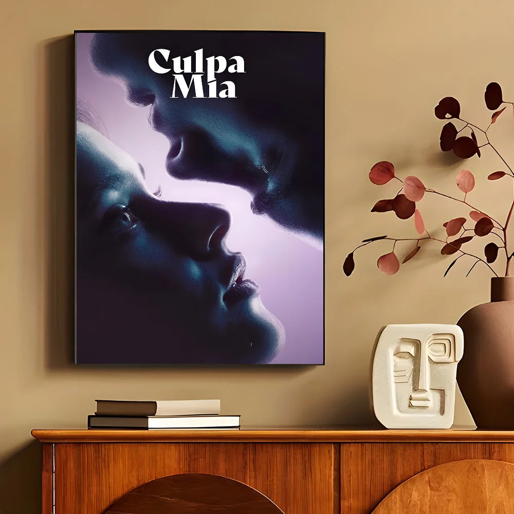 My Fault Culpa Mia 2023 Movie Poster Self-adhesive Art Waterproof Paper Sticker Coffee House Bar Room Wall Decor