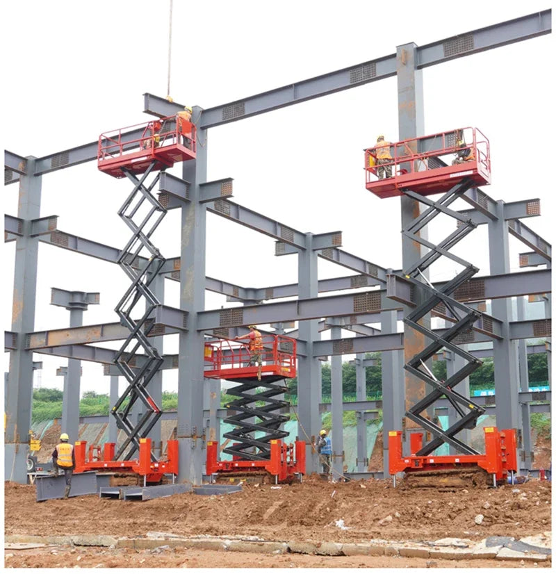 4m 6m 8m 15m Working Height Scissor Lift Plataforma Elevadora Light Weight Aerial Work Platform Scaffolding Manufacturer