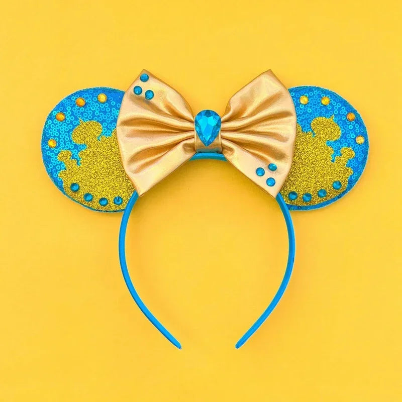 Disney Mickey Mouse Hairbands Frozen Ear Headband for Adults Anna Elsa Snowman Olaf Headwear Women Kids Girls Hair Accessories