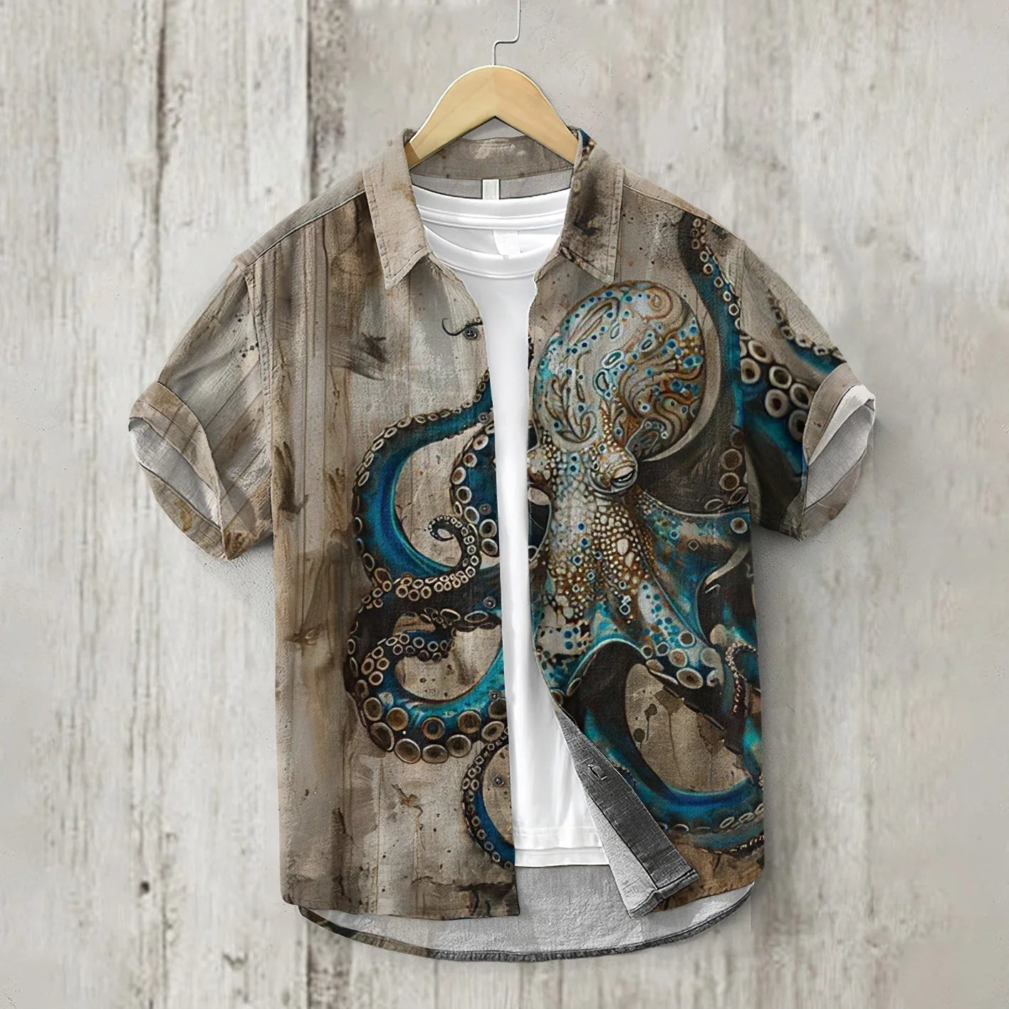 3D men's summer streetwear, Hawaiian shirts, Harajuku high-quality casual clothes