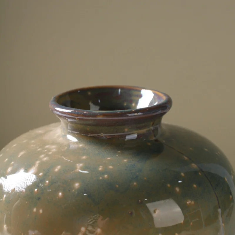 Ceramic Vase For Flower Decorative Vase For Table Ceramics & Pottery Flower Bottle 13.5CM High Living Room Accessories