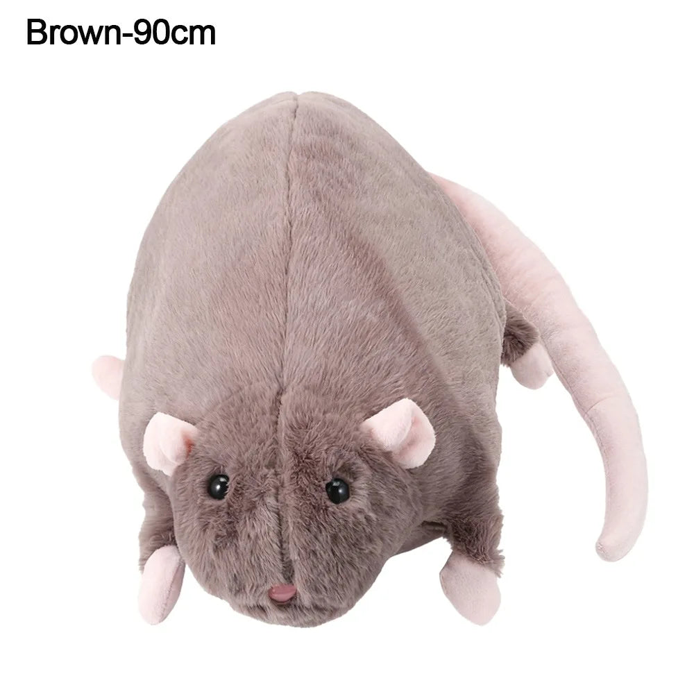Creative 30/45/90cm Mouse Oversized Flower Branch Rat Cartoon Soft Animal Figure Gift Birthday Stuffed & Plush Animals