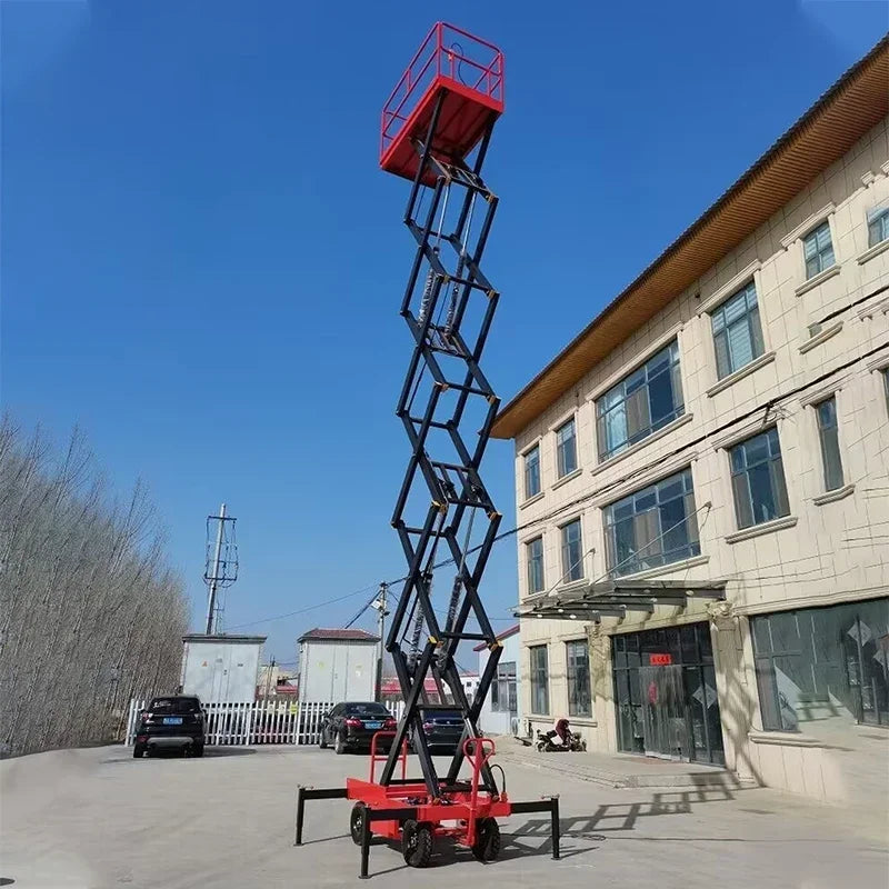 4m 6m 8m 15m Working Height Scissor Lift Plataforma Elevadora Light Weight Aerial Work Platform Scaffolding Manufacturer