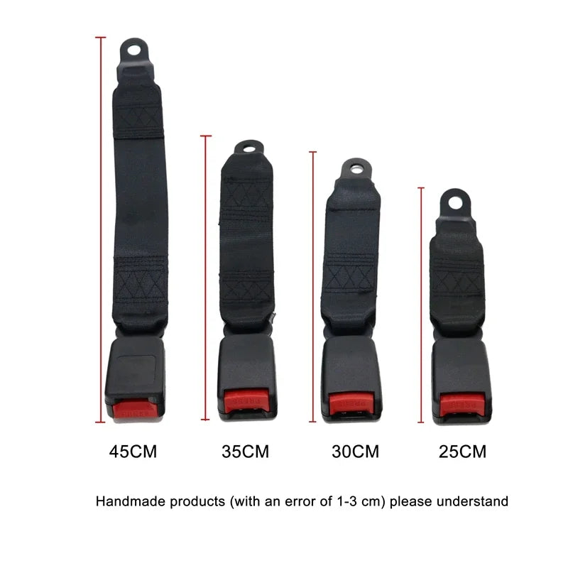 Universal Car Seat Belts Safety Belt Webbing Extender Auto Extension Buckle Seat Belts Extender Car Seat Belt Accessories