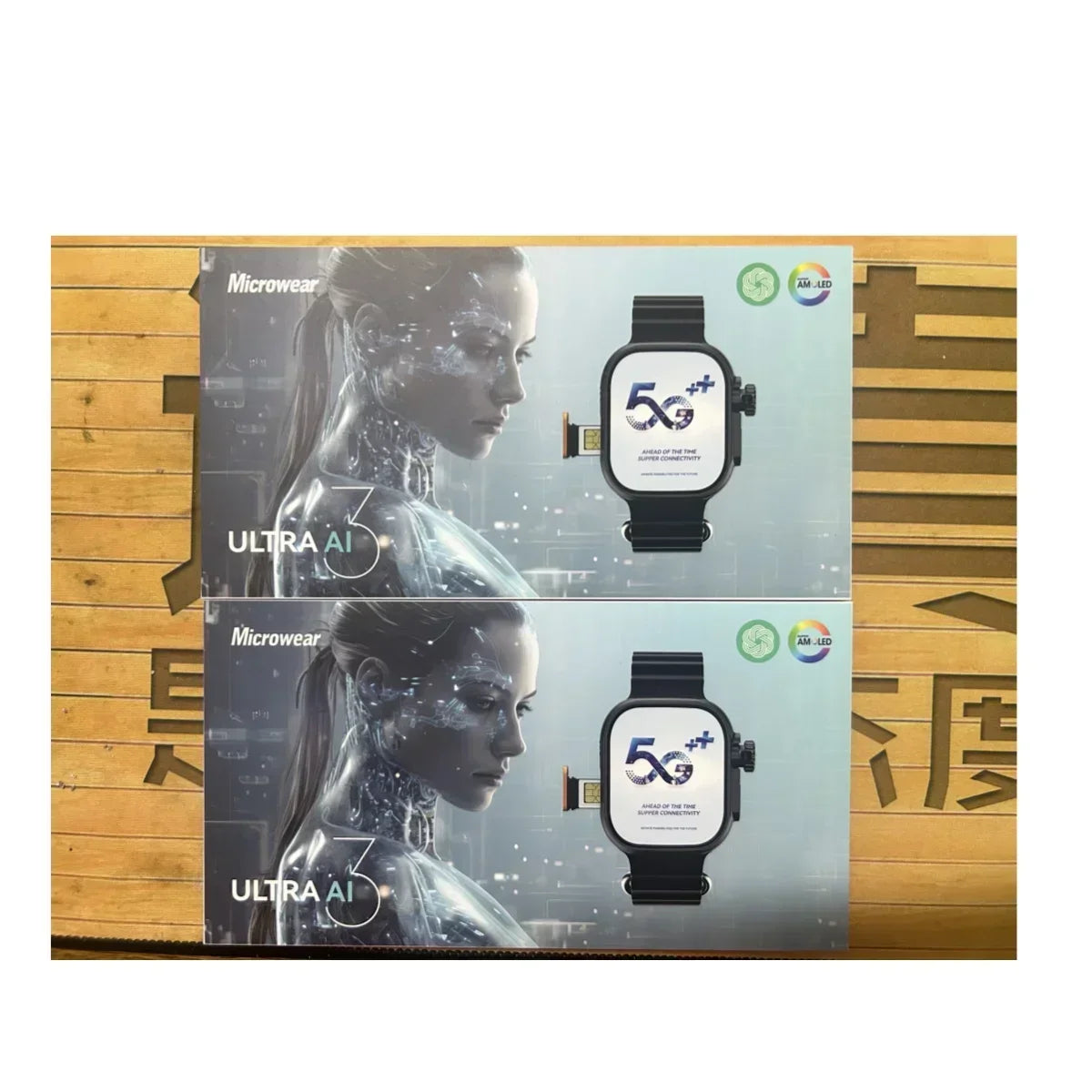 New Ultra Ai3 Smartwatch 4G Android Amoled HD Camera GPS WIFI Google Play Store App Download Game Bluetooth Smart Watch