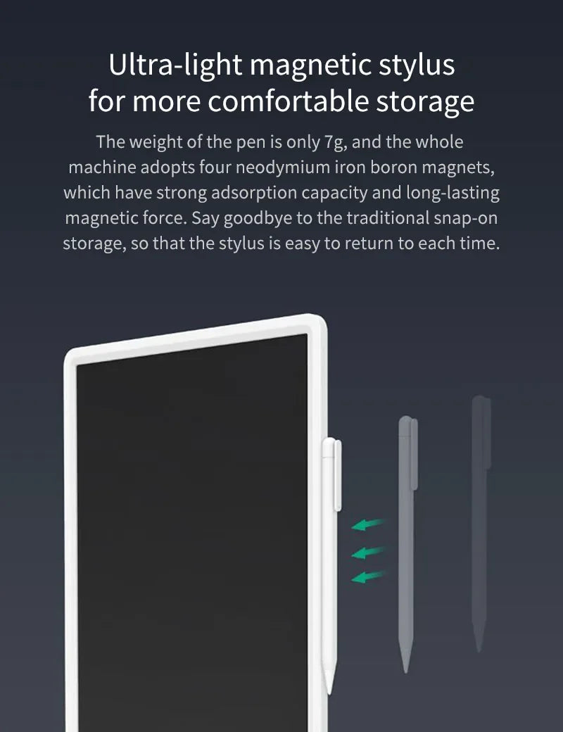 New Xiaomi Mijia LCD Writing Tablet 20"10" 13.5" with Pen Digital Drawing Electronic Handwriting Pad Message Graphics Board