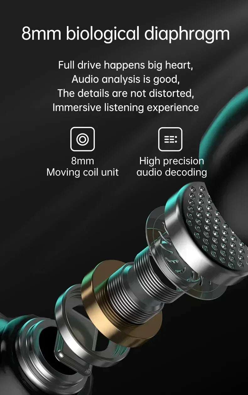 TWS Wireless Headphones Earphones Bluetooth Touch Control Noise Reduction Stereo Waterproof Earbuds Headsets for smartphones