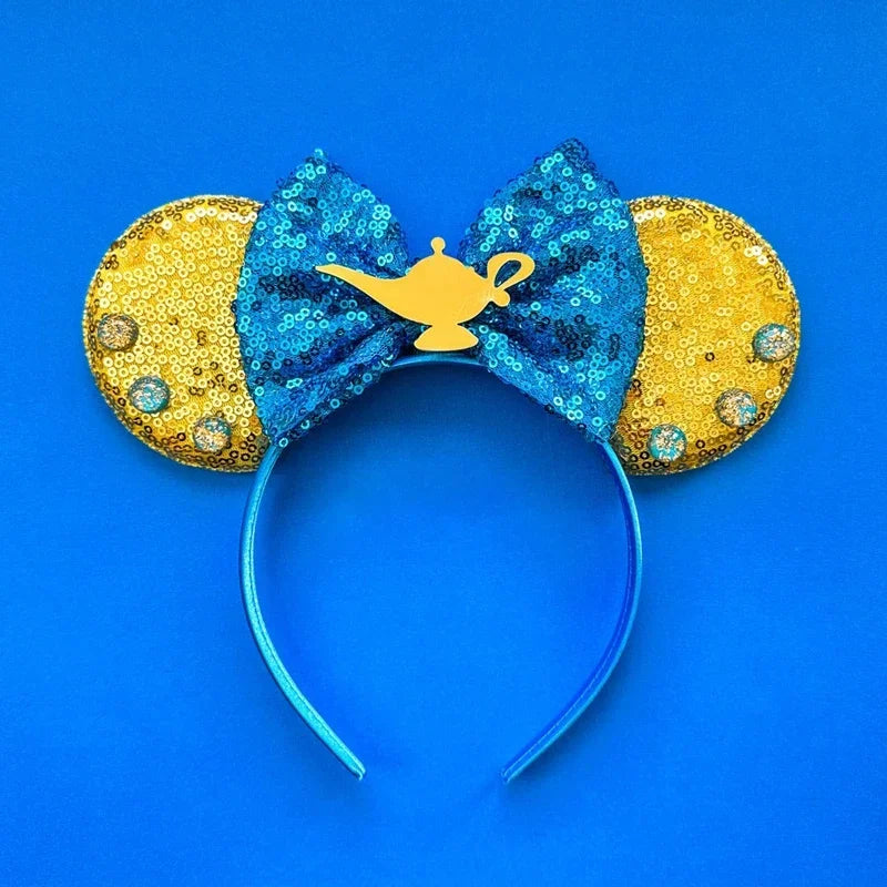 Disney Mickey Mouse Hairbands Frozen Ear Headband for Adults Anna Elsa Snowman Olaf Headwear Women Kids Girls Hair Accessories